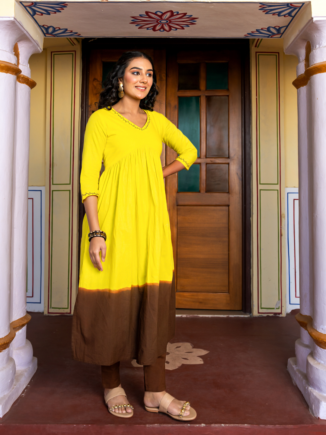 SUNAIRA COTTON KURTA SET