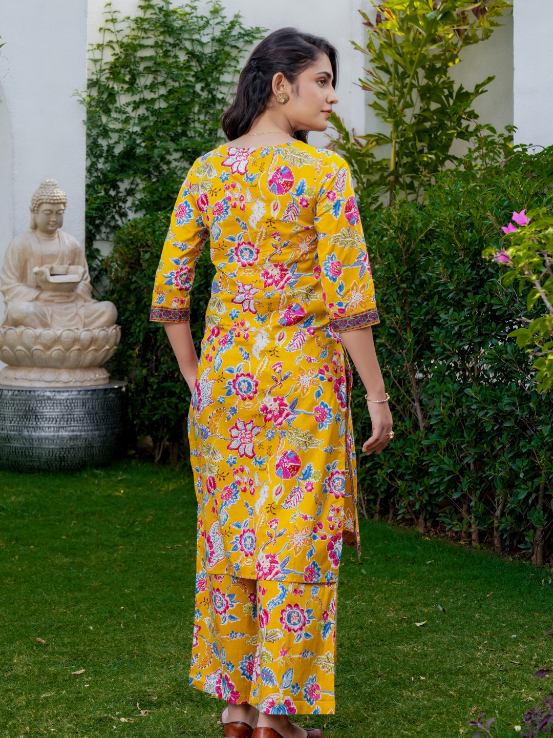 KASHISH YELLOW COTTON SET