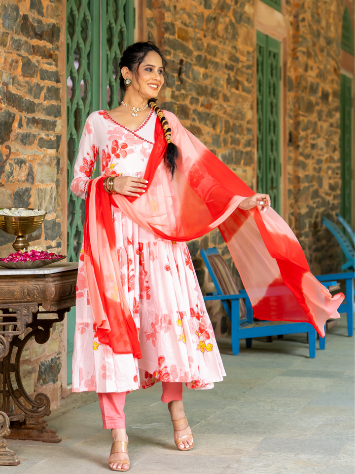 BLUSHING MIRROR ANARKALI SUIT SET