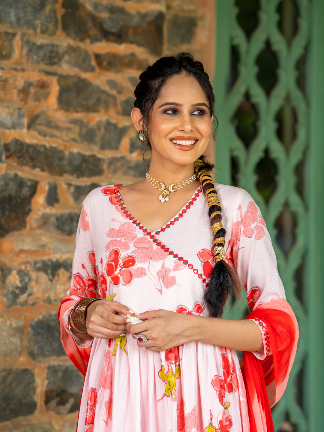 BLUSHING MIRROR ANARKALI SUIT SET