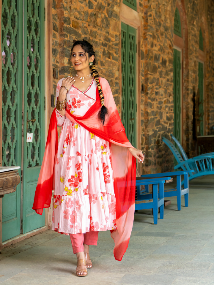 BLUSHING MIRROR ANARKALI SUIT SET