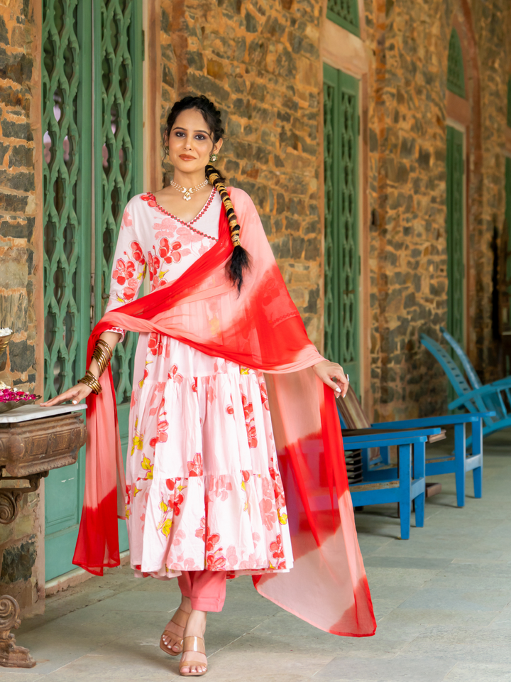 BLUSHING MIRROR ANARKALI SUIT SET