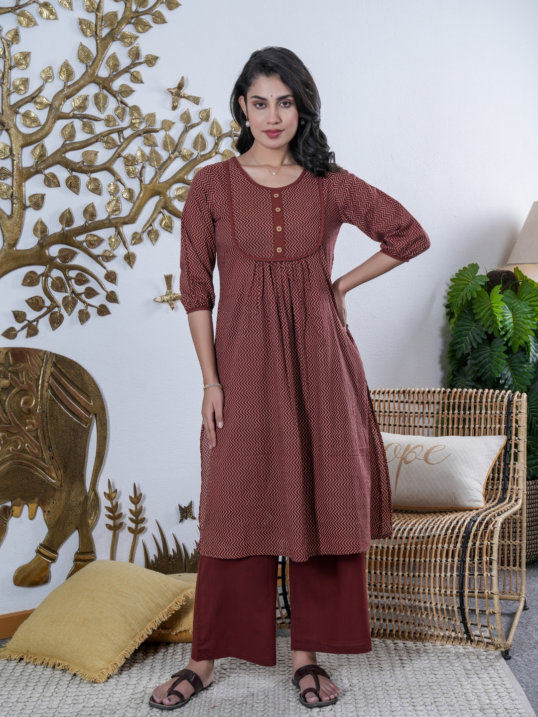 ANGAAR BUTTON COTTON SET