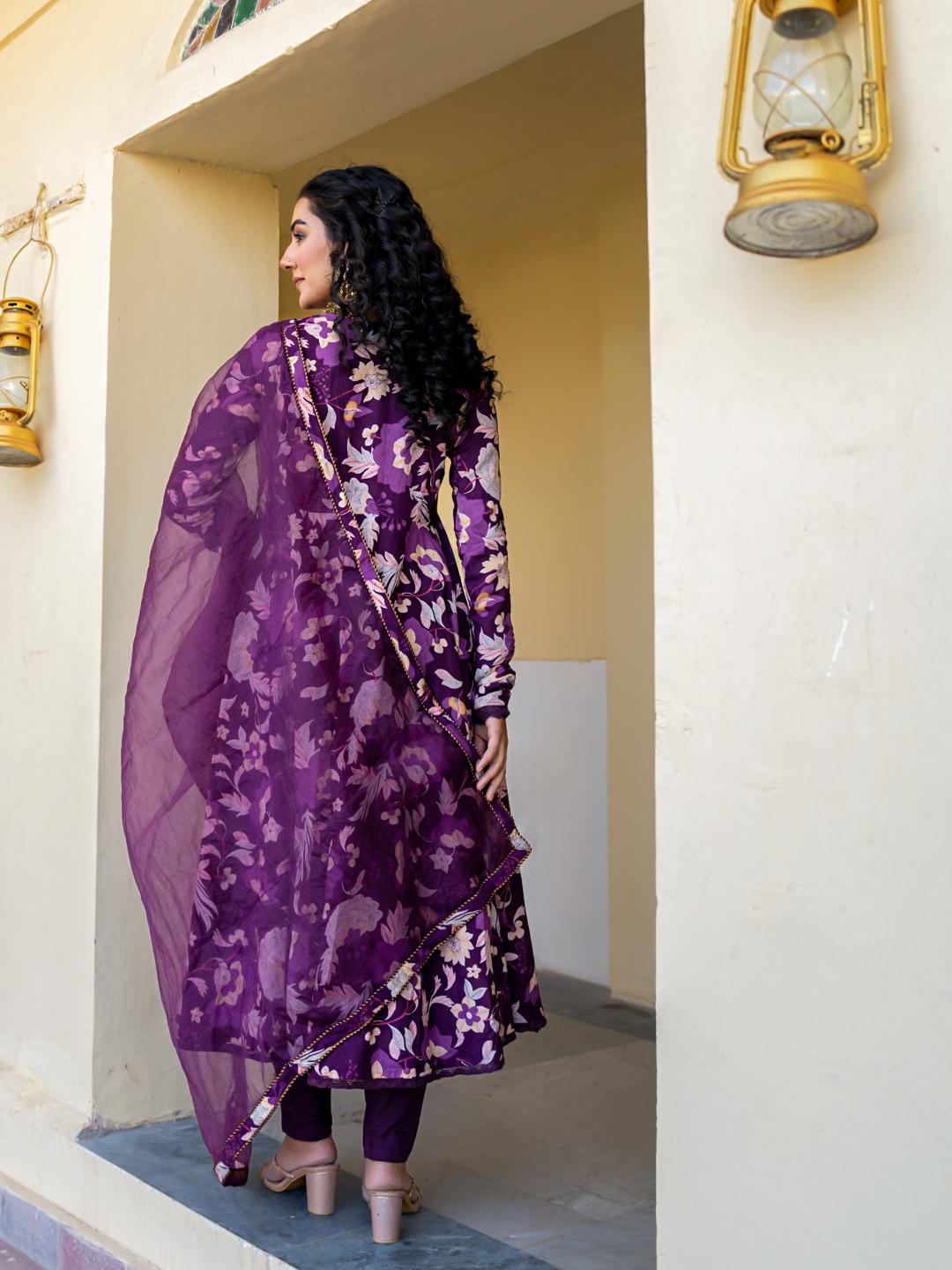 VIOLET VERVE COTTON SUIT SET
