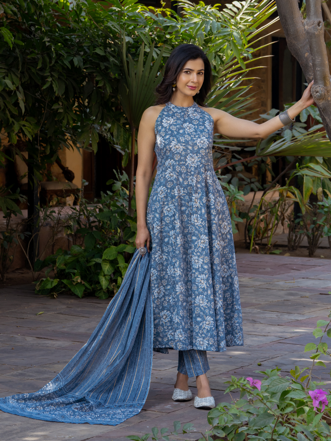 SUMMER BREEZE HALTER SUIT SET