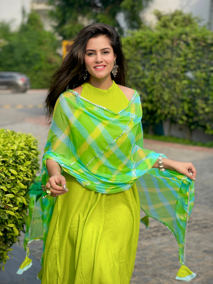 MINDARO GREEN NAZNEEN SUIT SET