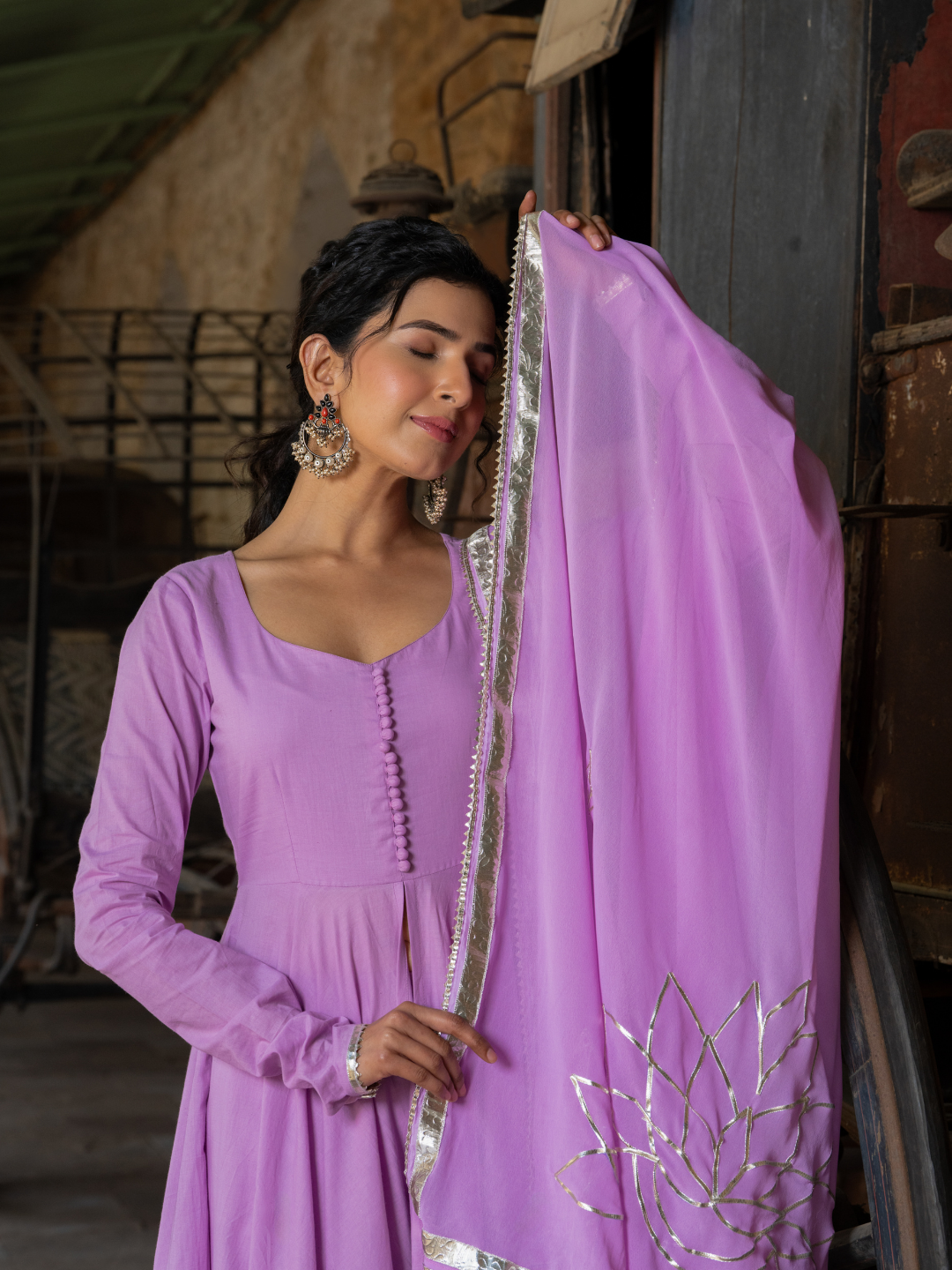 LILAC GRACE TIERED SUIT SET