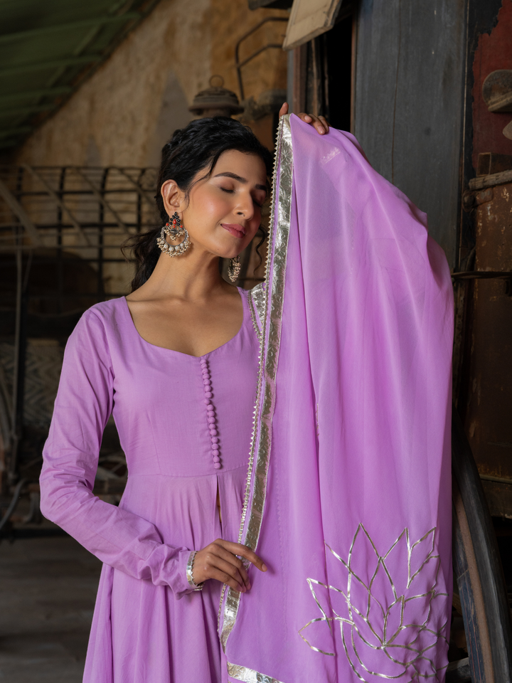 LILAC GRACE TIERED SUIT SET