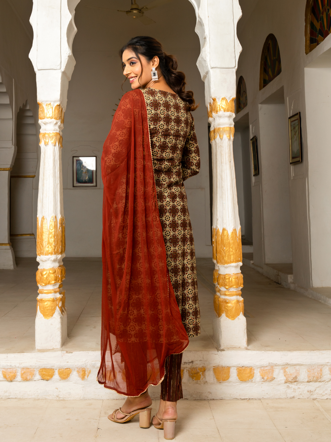 BRAVIA COTTON MIRROR KURTA SET