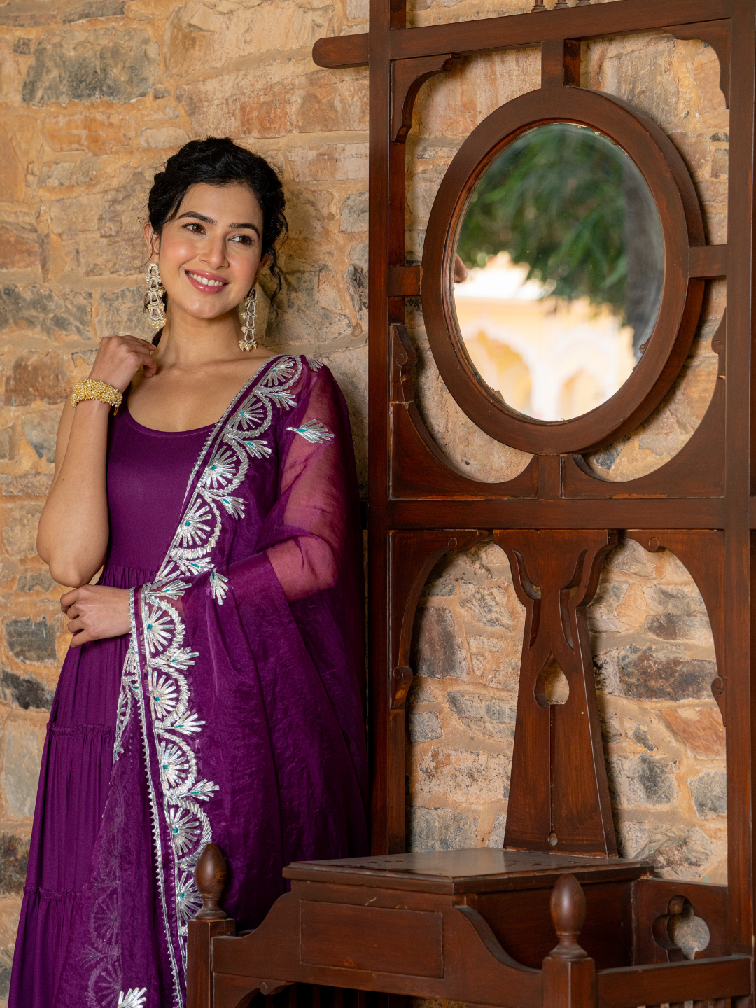 REGAL PURPLE CHARM SUIT SET