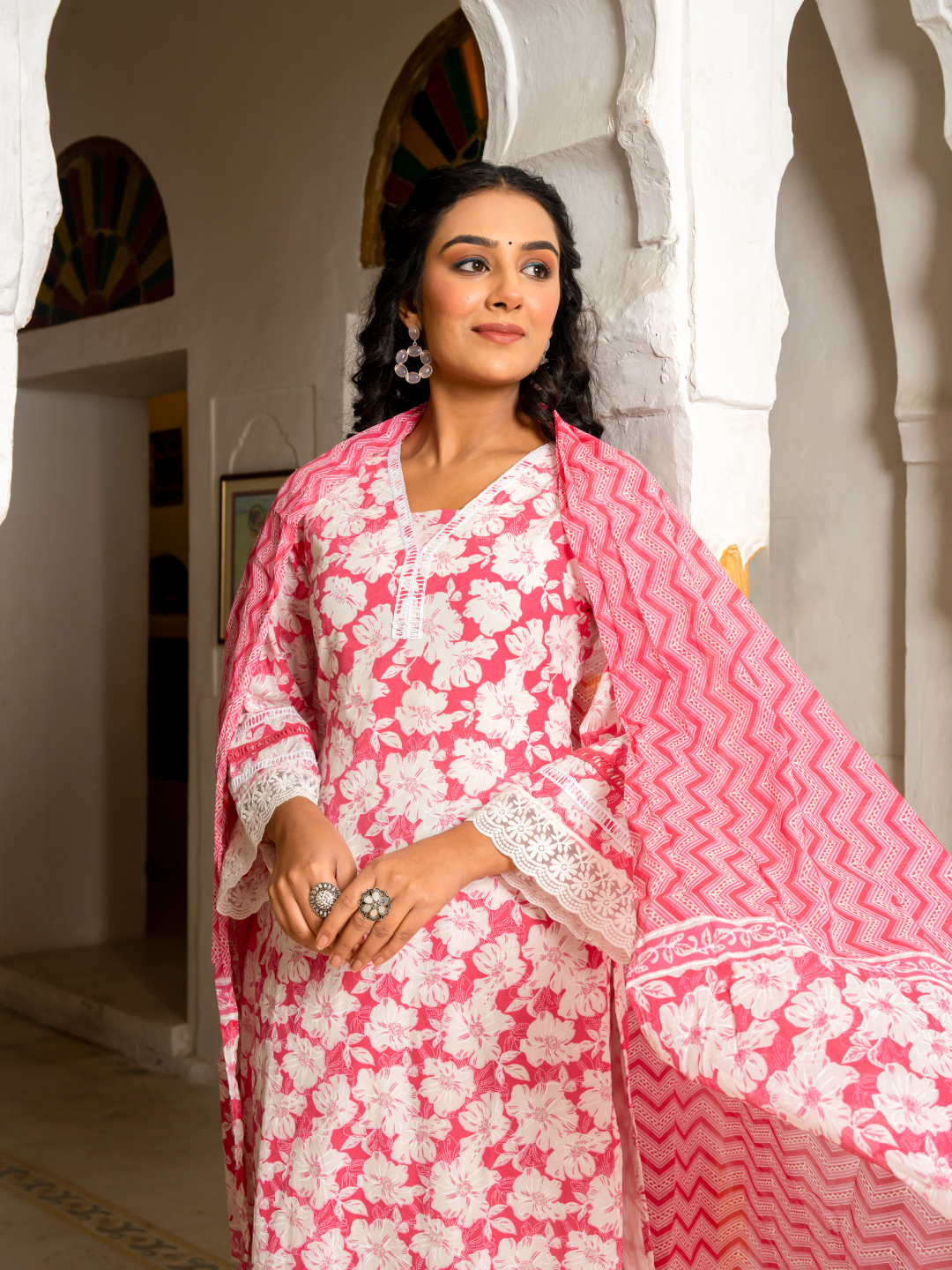 ROSELLE COTTON KURTA SET