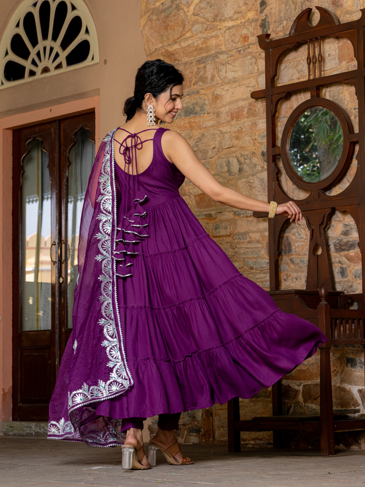 REGAL PURPLE CHARM SUIT SET