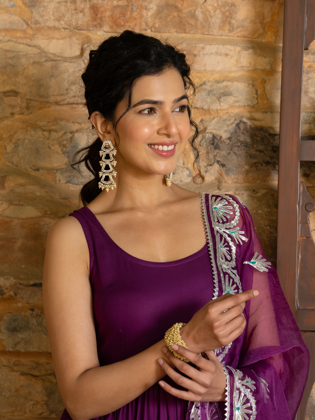 REGAL PURPLE CHARM SUIT SET