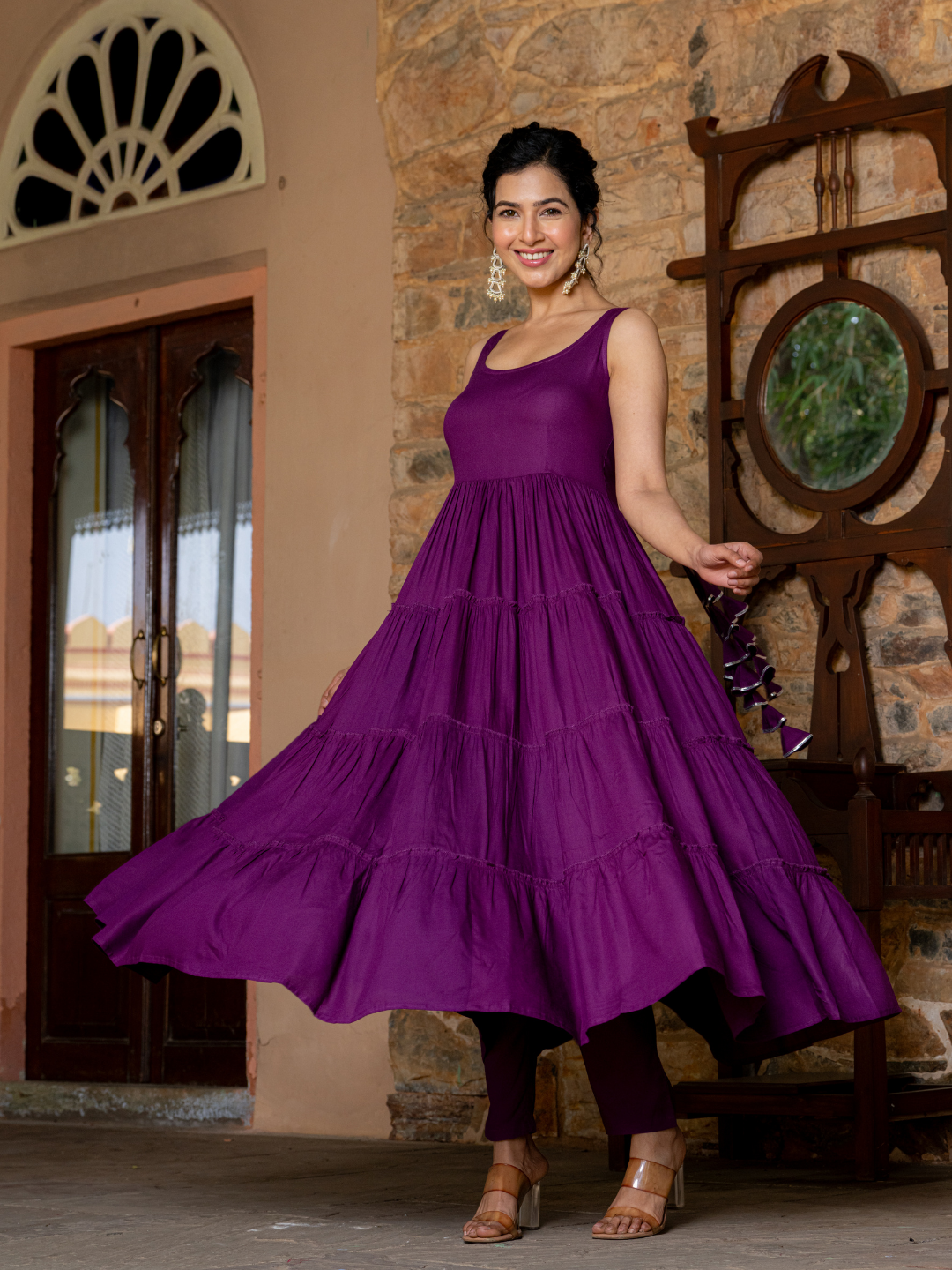 REGAL PURPLE CHARM SUIT SET