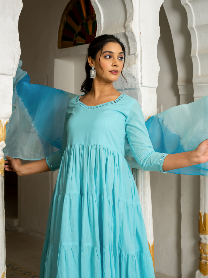 SKYLARK COTTON MIRROR SUIT SET