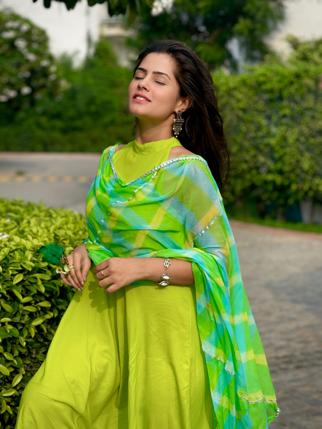MINDARO GREEN NAZNEEN SUIT SET