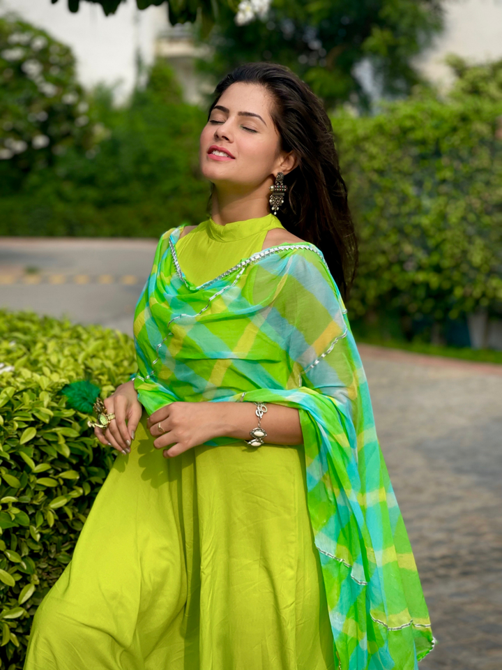 MINDARO GREEN NAZNEEN SUIT SET