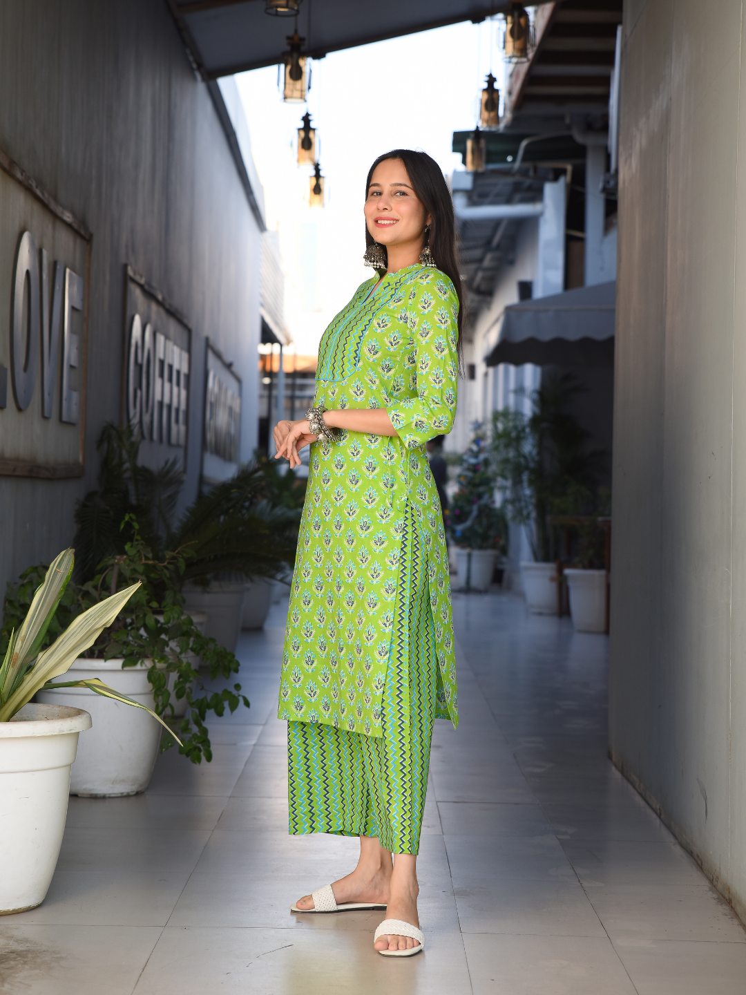 PASTEL PRINTED KURTA-PALAZZO SET