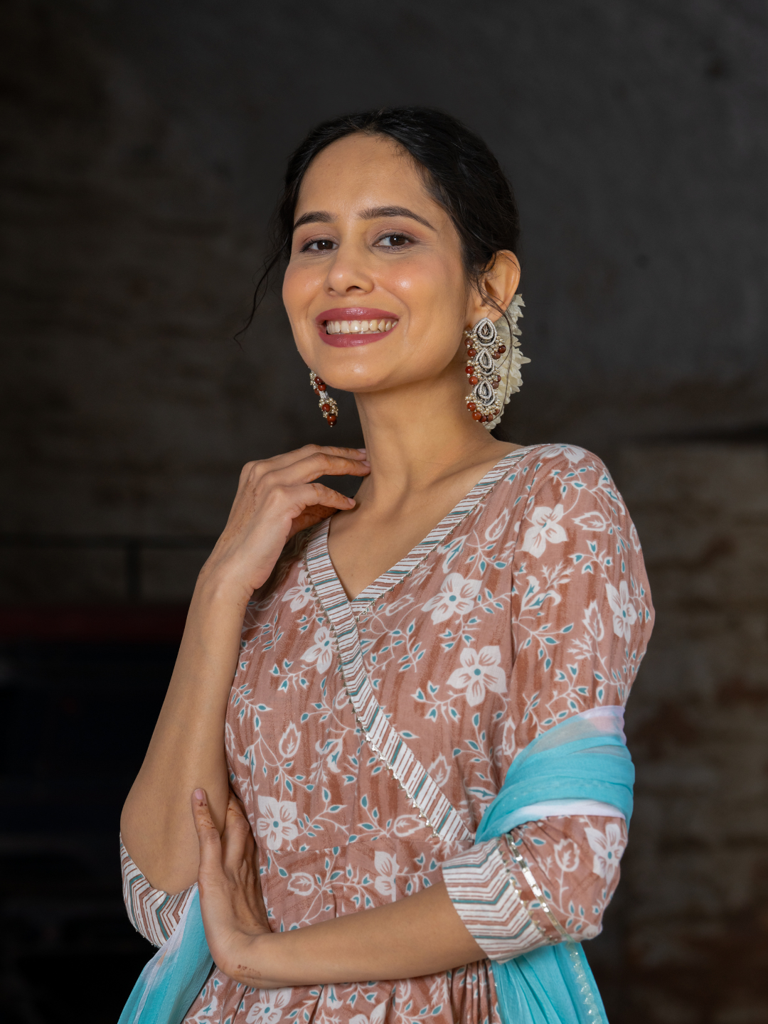 PASTEL BREEZY SHARARA SET