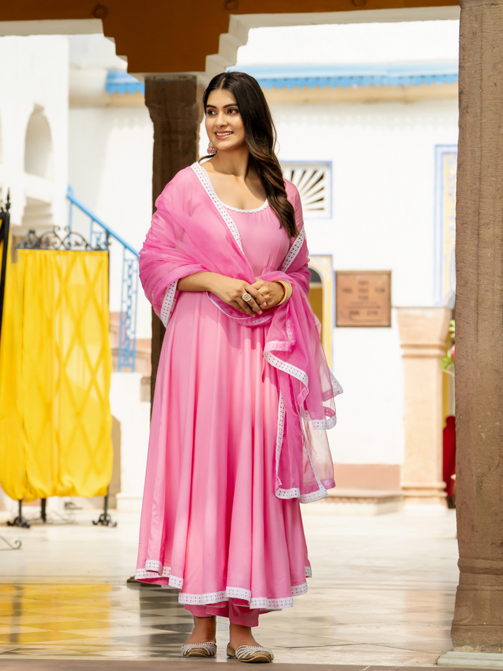 CLASSIC PINK ELEGANCE SUIT SET