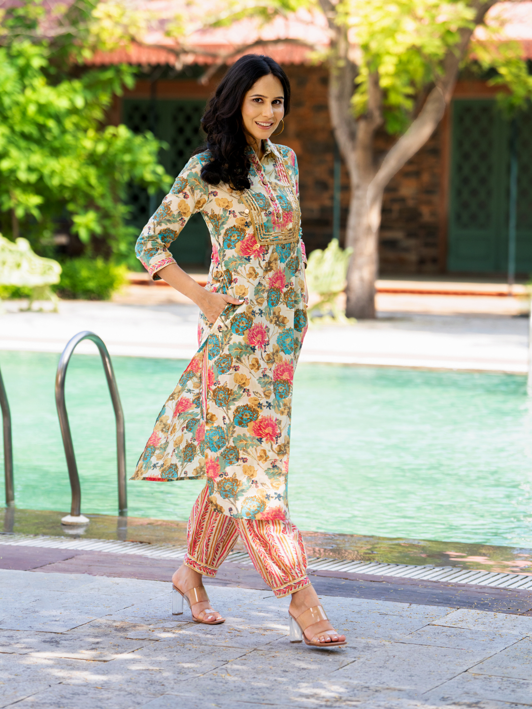 AFGHANI CHARM KURTA SET