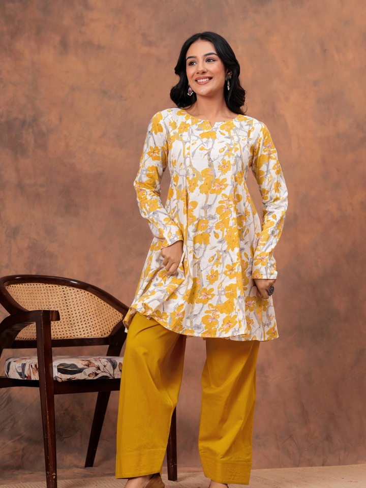 MARIGOLD ANARKALI FARSI SET