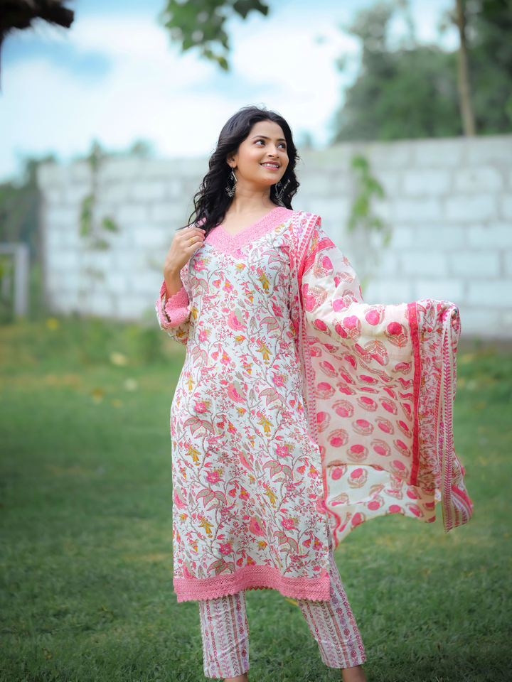 WHITE VERSATILE KURTA SET
