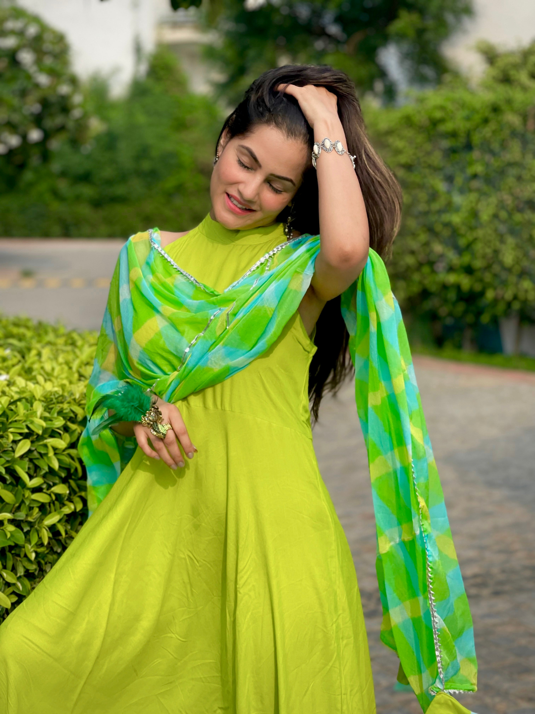 MINDARO GREEN NAZNEEN SUIT SET