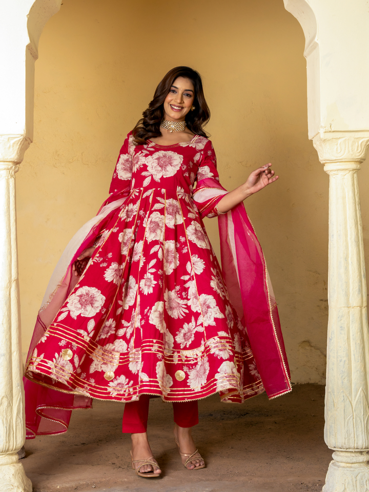LALIMA COTTON LACE SUIT SET