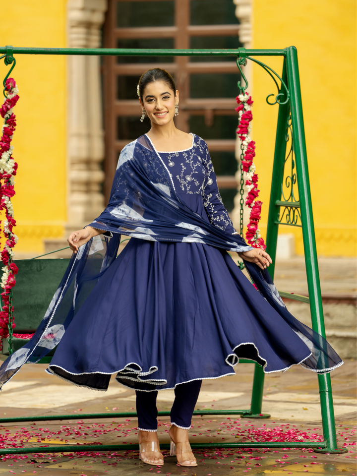 REGAL NAVY ELEGANCE SUIT SET