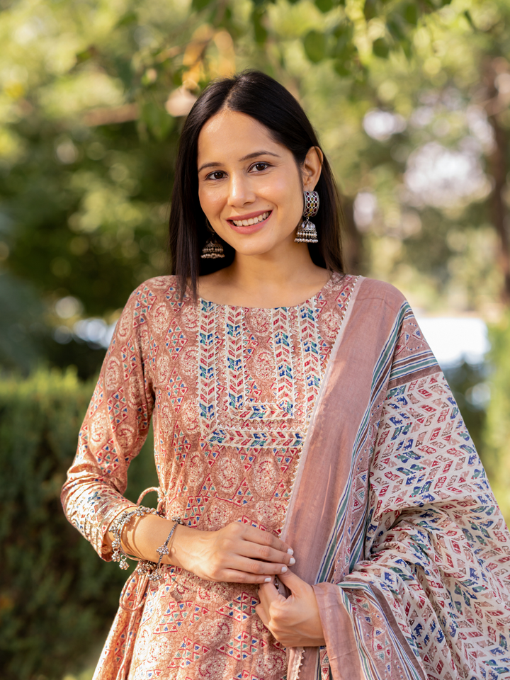 ETHEREAL GOTA EMBELLISHED ANARKALI SET