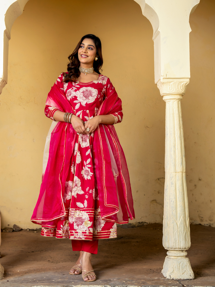 LALIMA COTTON LACE SUIT SET