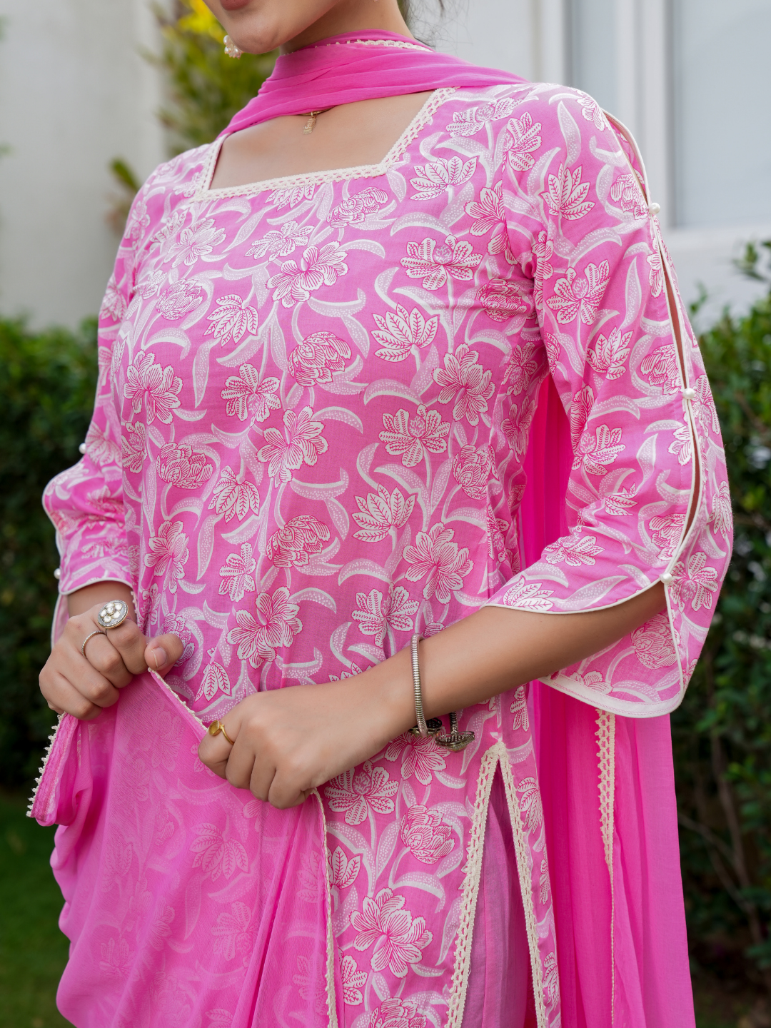 JASMINE PINK COTTON SET