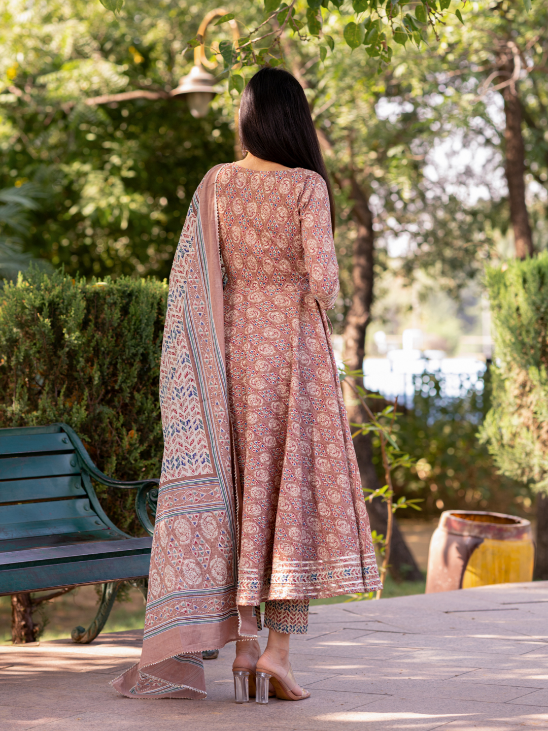 ETHEREAL GOTA EMBELLISHED ANARKALI SET
