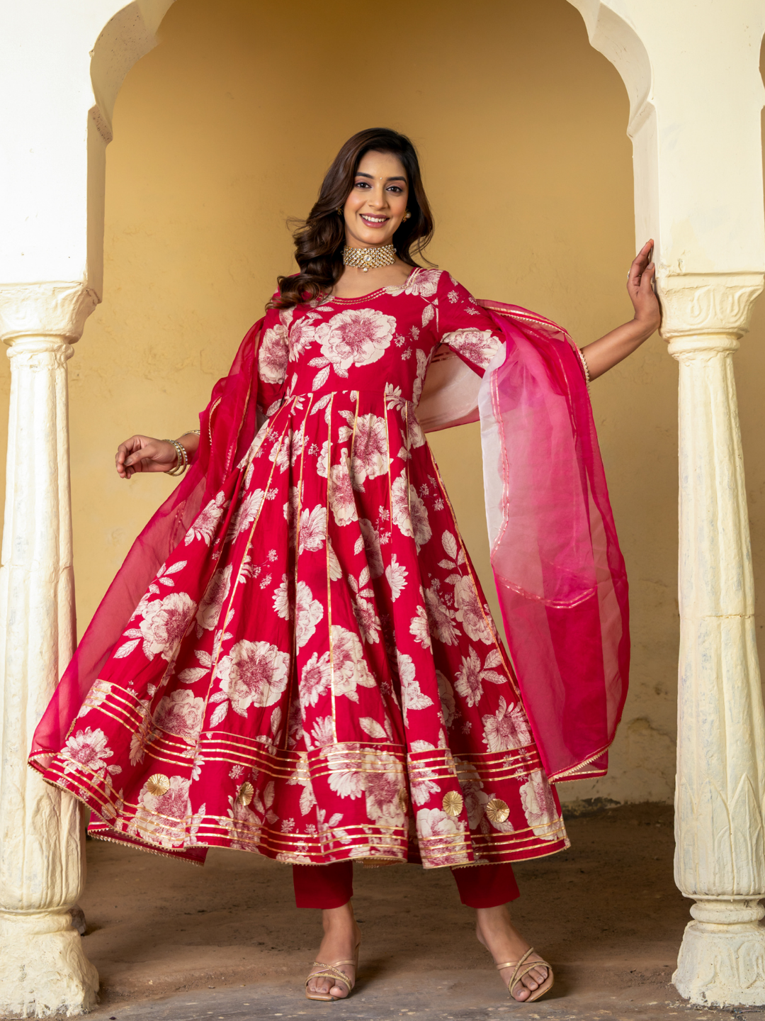 LALIMA COTTON LACE SUIT SET