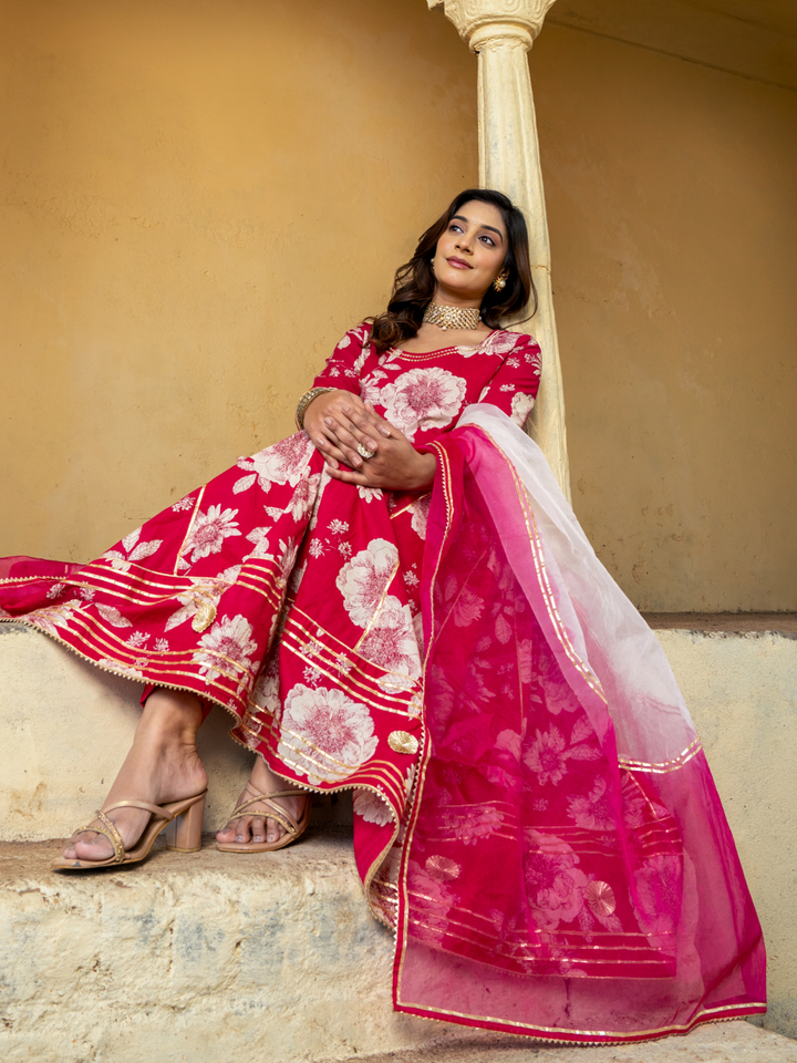 LALIMA COTTON LACE SUIT SET