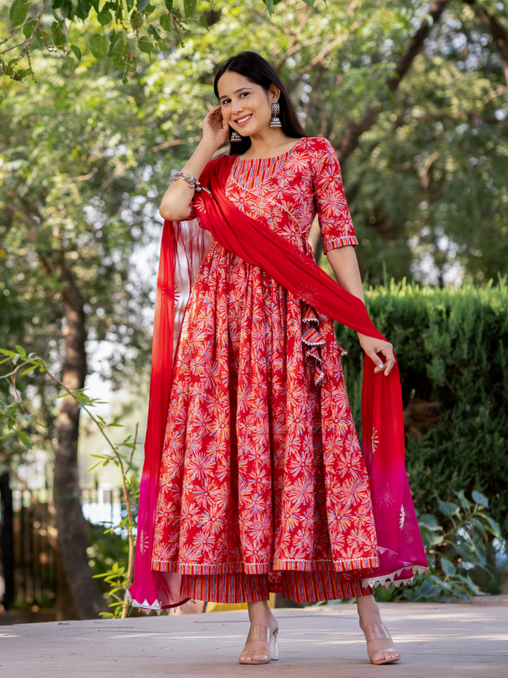 REGAL COUTURE CHIC ANARKALI SUIT SET