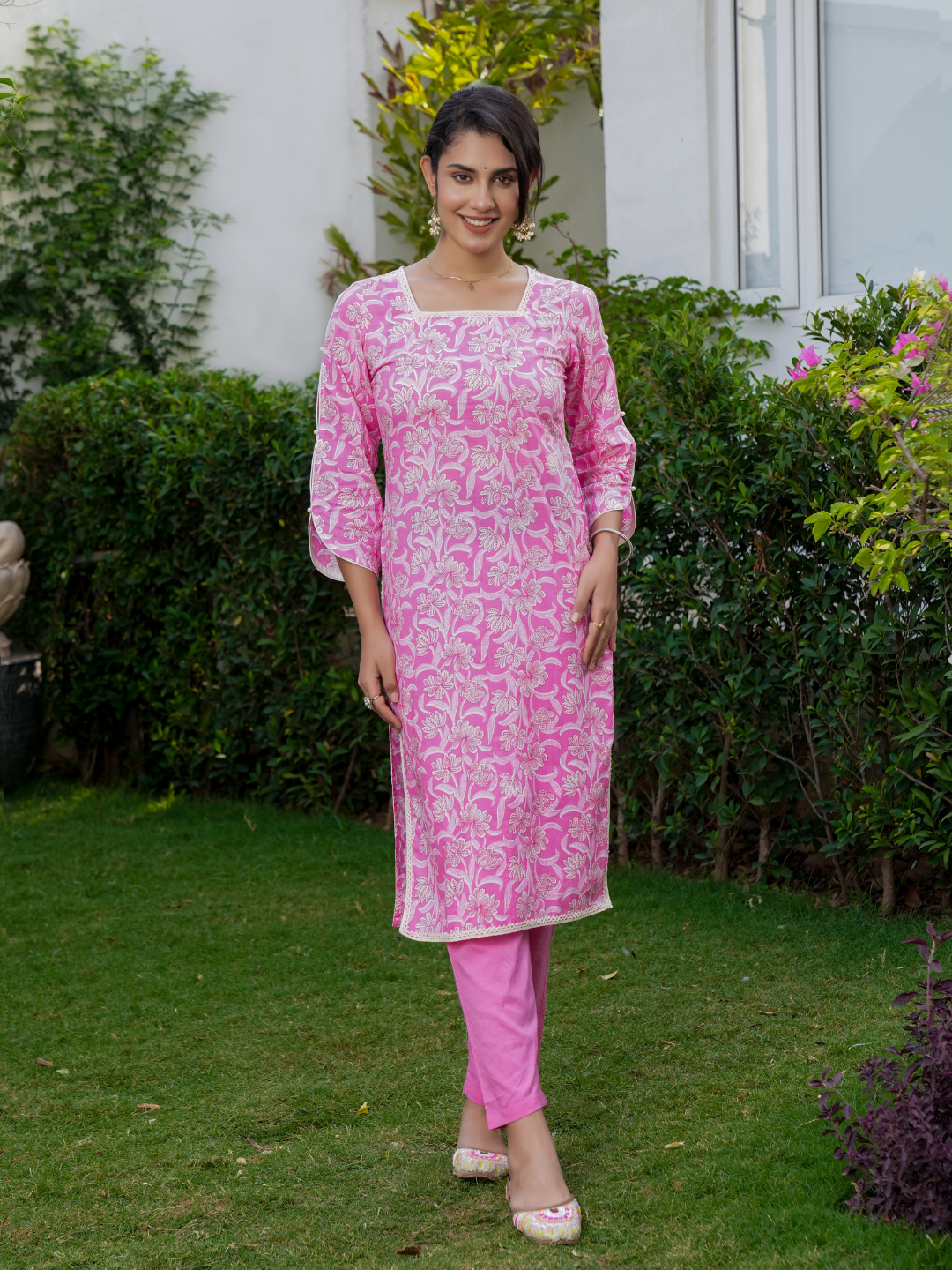 JASMINE PINK COTTON SET