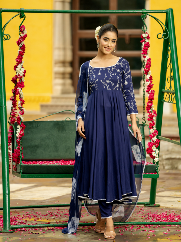 REGAL NAVY ELEGANCE SUIT SET