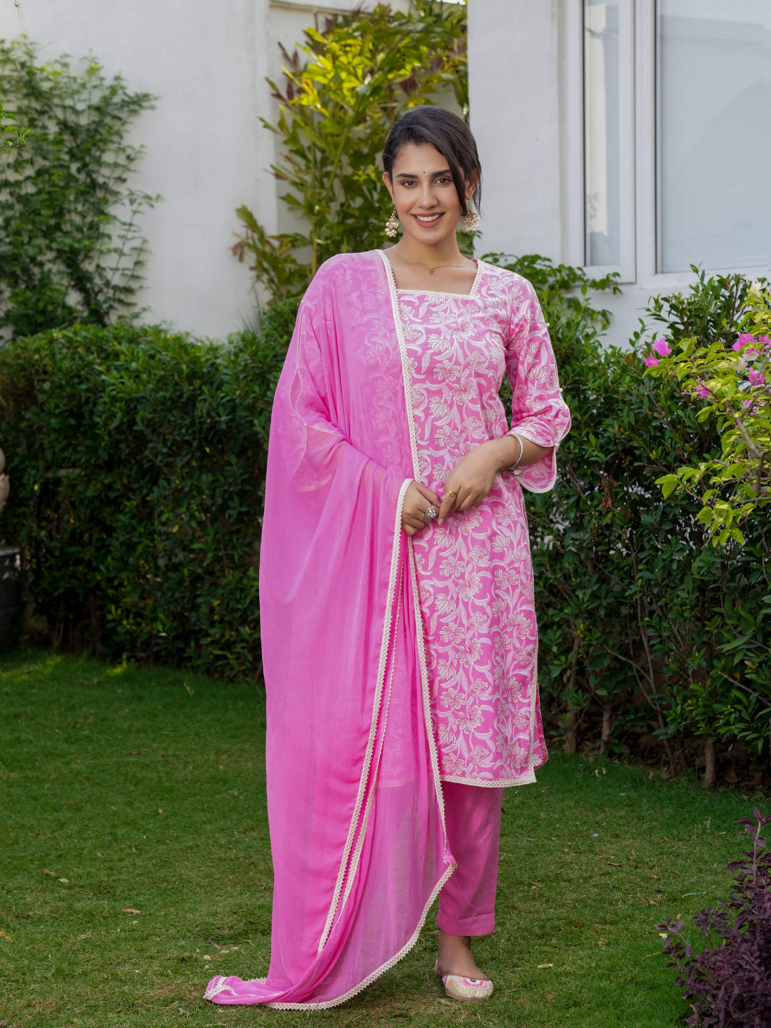 JASMINE PINK COTTON SET