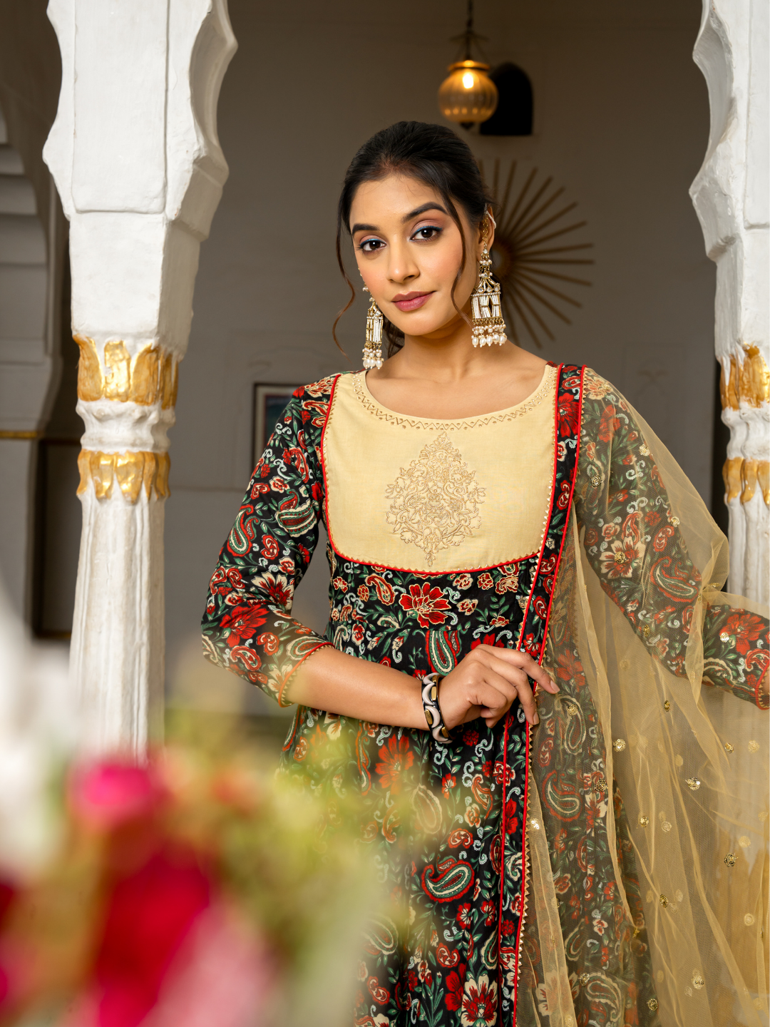 ZARIKA COTTON LACE SUIT SET
