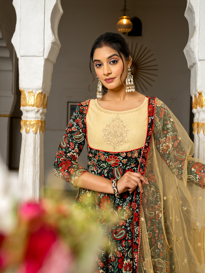 ZARIKA COTTON LACE SUIT SET