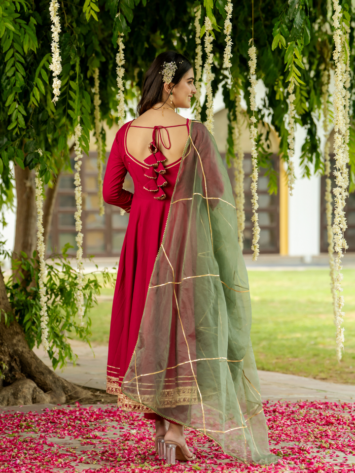 REGAL RANI GOTA ANARKALI SET