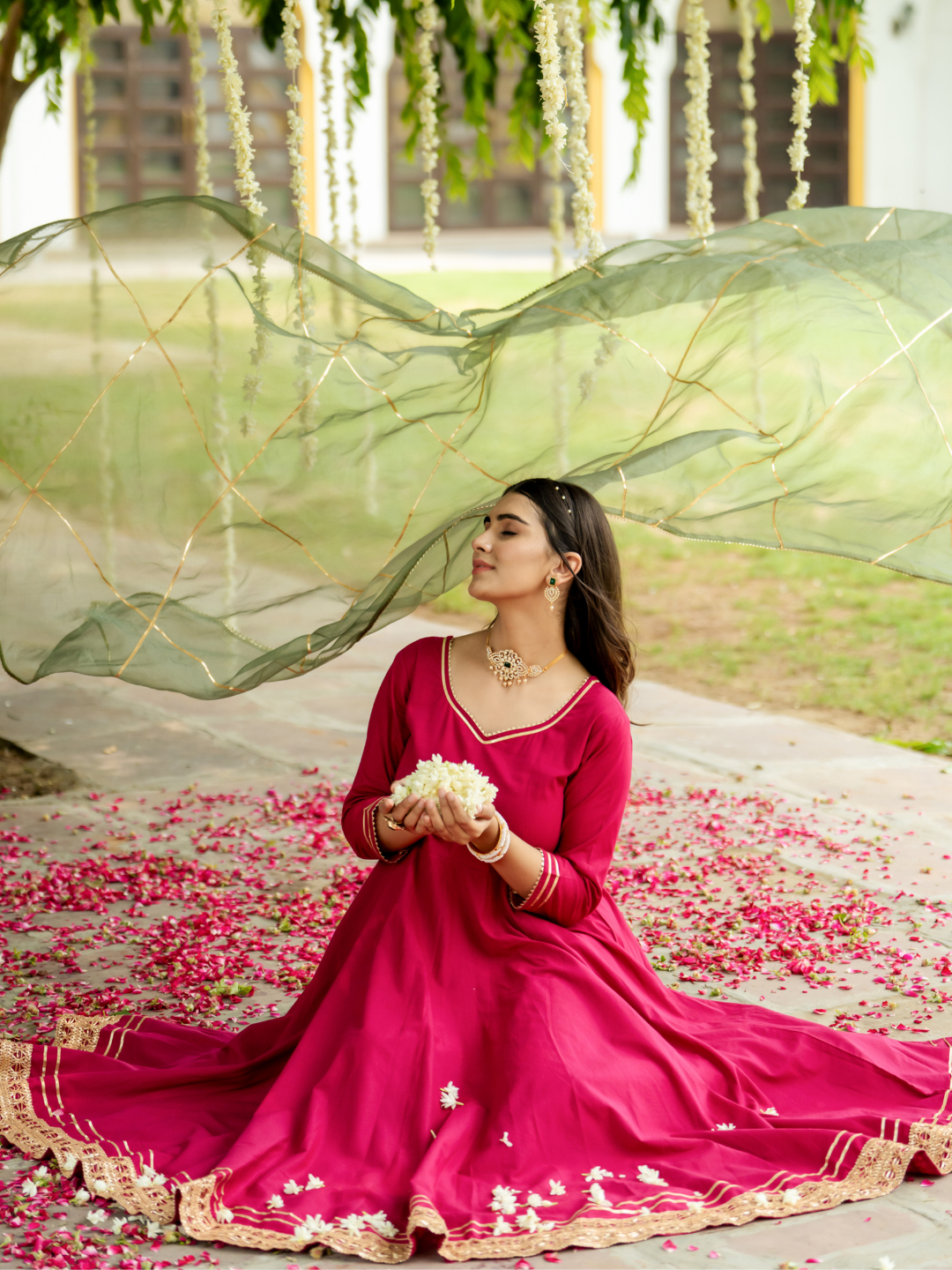 REGAL RANI GOTA ANARKALI SET