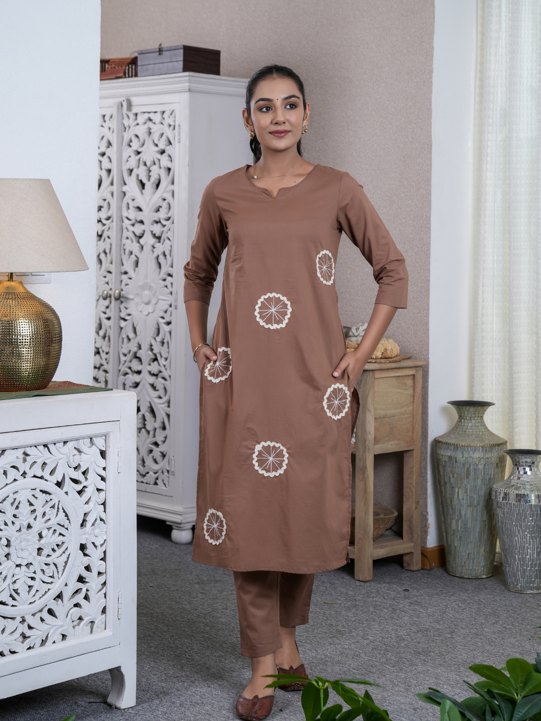 BADAMI HASTKALA COTTON SUIT