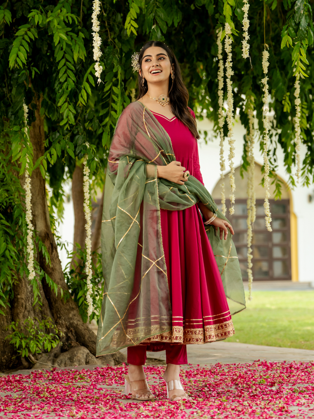 REGAL RANI GOTA ANARKALI SET