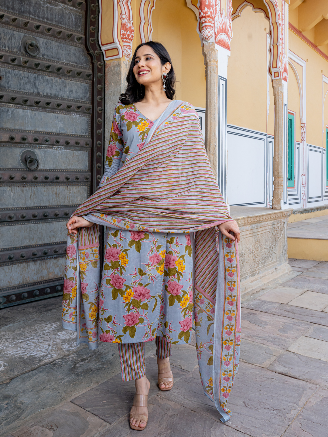 PASTEL DREAM COTTON KURTA SET