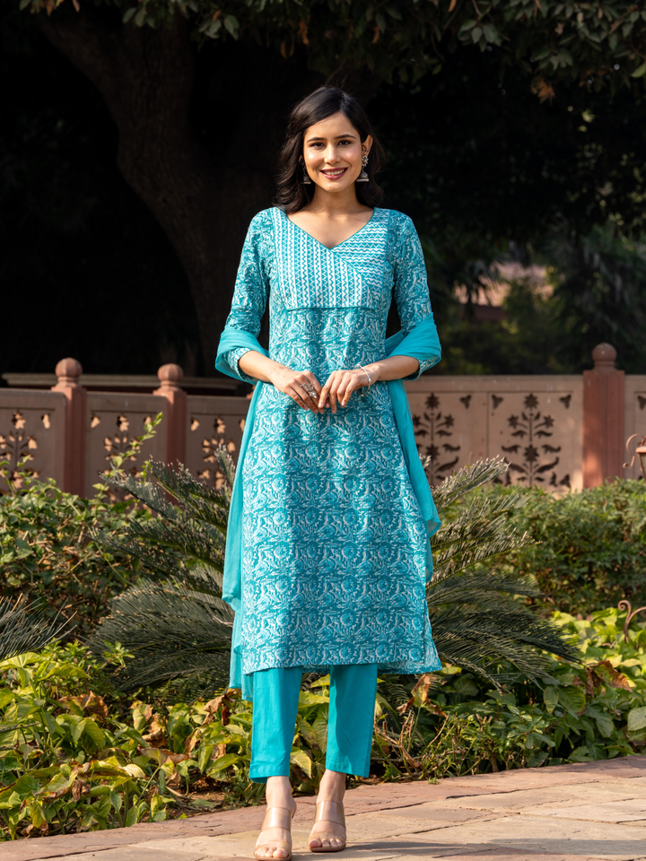 BLUE BLISS KURTA SET