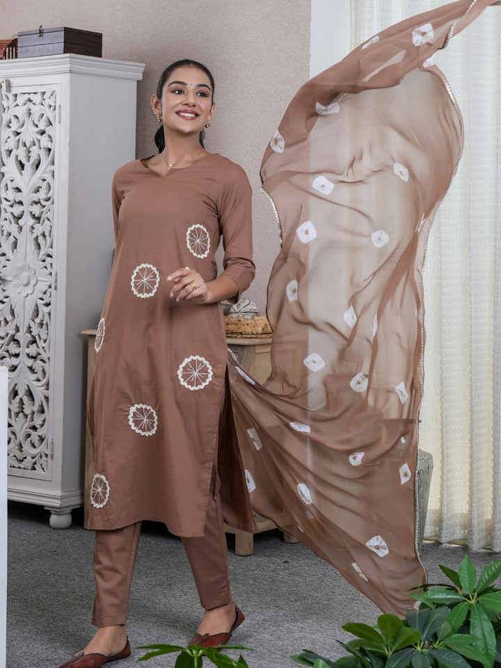 BADAMI HASTKALA COTTON SUIT