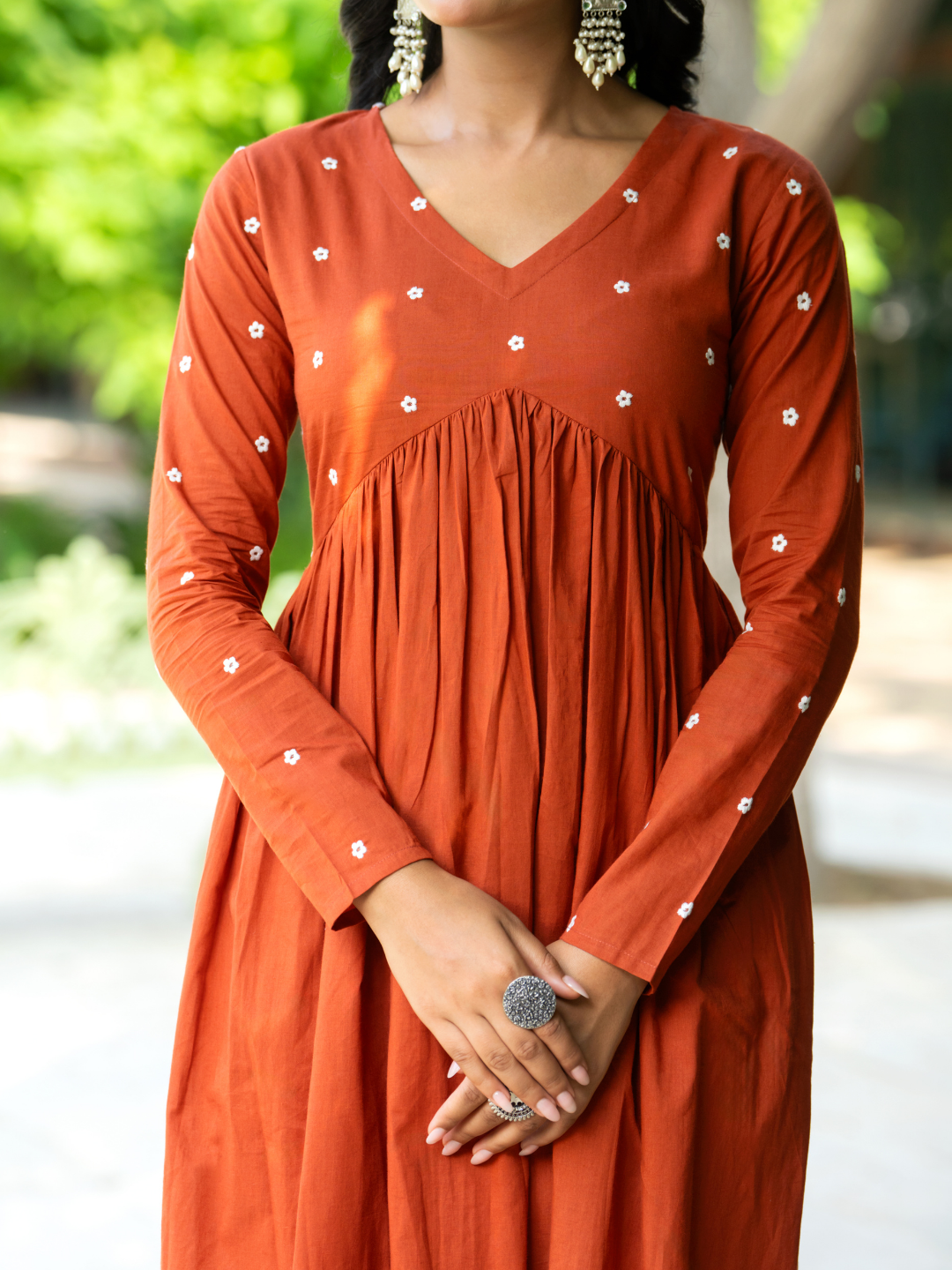 RUSTIC EMBROIDERY KURTA SET